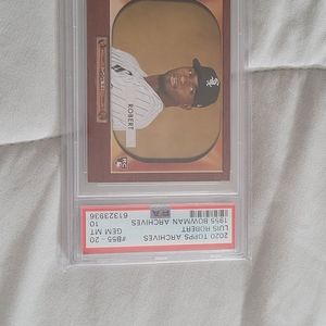 Luis Robert RC white sox baseball card